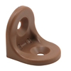 Prime-Line Shelf Bracing, 3/16 in., Plastic Construction, Brown 2 Pack EP 16096